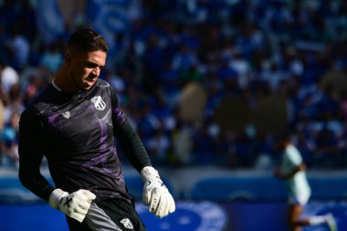Belo Horizonte (MG) Brezilya 07 / 27 / 2025 - Cruzeiro ve Ceara arasında oynanan karşılaşmada kaleci Bruno, Belo Horizonte kentindeki Mineirao Stadyumu 'nda (Paulo / thenews2)