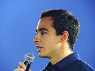 Sao Paulo (SP), Brezilya 6 Ağustos 2025 - Masa tenisçisi ve dünya şampiyonu Hugo Calderano, 6 Ağustos Çarşamba günü Sao Paulo Expo 'daki Ifood Move etkinliğine katıldı. (leandro chemalle / the new ws2)