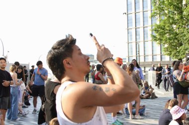 Z 100 New York yaz partisi '25. 7 Ağustos 2025, New York, ABD: New York 'un bir numaralı müzik istasyonu (niyi fote / thenews2), Iheart Media' nın Z100 'ü boyunca hayranları)