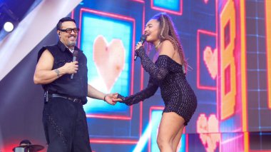 Sao Paulo (sp), 08 / 16 / 2025 - farraial / belo / sp - belo / sp - belo ve mari fernandes, bu cumartesi öğleden sonra, anhembi arenasında düzenlenen bir etkinlik, farraial 2025. (Milene Cardoso / Newws2) 