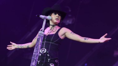 Sao Paulo (SP), 08 / 16 / 2025 - Farraial / Ana / Castela / SP - Şov şarkıcısı Ana Castela, Farraial 2025, Anhembi Arena, bu Cumartesi öğleden sonra, 16 Ağustos 2025. (Milene Cardoso / Newws2)        