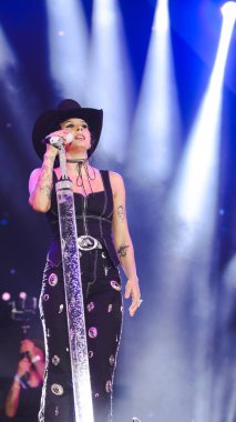 Sao Paulo (SP), 08 / 16 / 2025 - Farraial / Ana / Castela / SP - Şov şarkıcısı Ana Castela, Farraial 2025, Anhembi Arena, bu Cumartesi öğleden sonra, 16 Ağustos 2025. (Milene Cardoso / Newws2)        