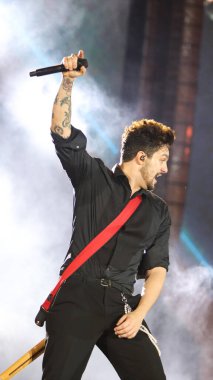 Sao Paulo (SP), 08 / 16 / 2025 - Luan / Santana / SP - Şarkıcı Luan Santana, Farraial 2025, Arena Anhembi, Cumartesi gecesi, 16 Ağustos 2025 (Milene Cardoso / Thenews2)  