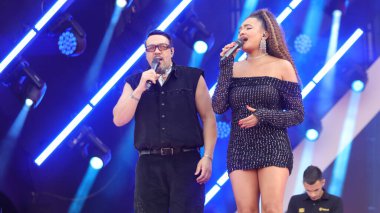 Sao Paulo (sp), 08 / 16 / 2025 - farraial / belo / sp - belo / sp - belo ve mari fernandes, bu cumartesi öğleden sonra, anhembi arenasında düzenlenen bir etkinlik, farraial 2025. (Milene Cardoso / Newws2) 