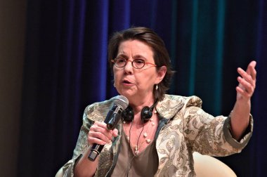 Rio de Janeiro (RJ), Brezilya 20 Ağustos 2025 - BNDES 'in sosyo-çevre yönetmeni, Tereza Campello, seminer sırasında. Brezilya Ekonomik ve Sosyal Kalkınma Ulusal Bankası (BNDES) (saulo angelo / theenews2)