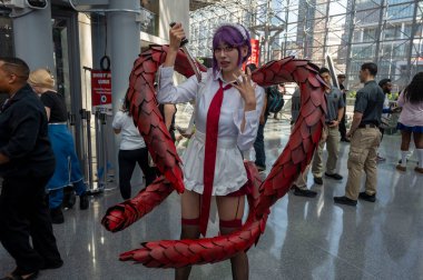23 Ağustos 2025, New York, New York, ABD: New York City 'de 23 Ağustos 2025' te Jacob Javits Center 'da bir Cosplayer poz veriyor. (m10 'lar / yeniler 2) 
