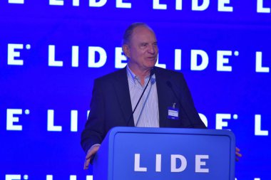 Rio de Janeiro (RJ), 22 Ağustos 2025 - Lide Business Forum sırasında Lide Başkanı Luiz Fernando Furlan. 24. Lide İş Forumu, Fairmont Otel 'de düzenlendi (saulo angelo / the new ws2)