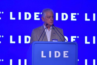 Rio de Janeiro (RJ), 22 Ağustos 2025 - Lide Forum sırasında Firjan Başkanı Luiz Cesio Caetano. 24. Lide İş Forumu, Fairmont Otel 'de düzenlendi (saulo angelo / the new ws2)