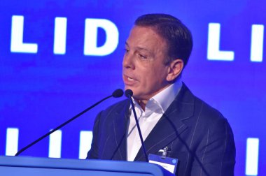 Rio de Janeiro (RJ), 22 Ağustos 2025 - Lide İş Forumu 'nun kurucusu ve eş başkanı Joao Doria. 24. Lide İş Forumu, Fairmont Otel 'de düzenlendi (saulo angelo / the new ws2)