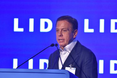 Rio de Janeiro (RJ), 22 Ağustos 2025 - Lide İş Forumu 'nun kurucusu ve eş başkanı Joao Doria. 24. Lide İş Forumu, Fairmont Otel 'de düzenlendi (saulo angelo / the new ws2)