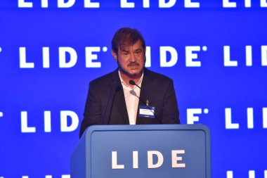 Rio de Janeiro (RJ), 22 Ağustos 2025 - Antonio Rueda, Uniao Brasil Ulusal Başkanı, Lide Business Forum sırasında. 24. Lide İş Forumu, Fairmont Otel 'de düzenlendi (saulo angelo / the new ws2)