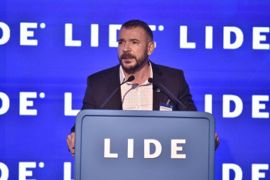 Rio de Janeiro (RJ), 22 Ağustos 2025 - Agnaldo Baloon, Lide Forum sırasında Cedae Başkanı. Panel 1 - Sürdürülebilirlik ve İklim Değişikliği - İklim Değişikliğine Uyum, Biyomlere ve Tarım İşlerine Risk (saulo angelo / theenews2)