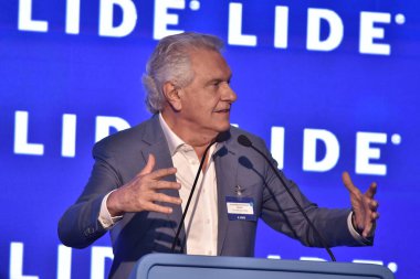 Rio de Janeiro (RJ), 22 Ağustos 2025 - Ronaldo Caiado, Lide Forum Valisi. Panel 1 - Sürdürülebilirlik ve İklim Değişikliği - İklim Değişikliğine Uyum, Biyomlere ve Tarım İşlerine Risk (saulo angelo / theenews2)