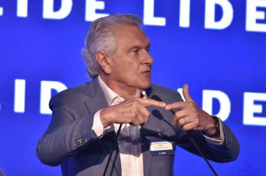 Rio de Janeiro (RJ), 22 Ağustos 2025 - Ronaldo Caiado, Lide Forum Valisi. Panel 1 - Sürdürülebilirlik ve İklim Değişikliği - İklim Değişikliğine Uyum, Biyomlere ve Tarım İşlerine Risk (saulo angelo / theenews2)