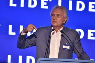 Rio de Janeiro (RJ), 22 Ağustos 2025 - Ronaldo Caiado, Lide Forum Valisi. Panel 1 - Sürdürülebilirlik ve İklim Değişikliği - İklim Değişikliğine Uyum, Biyomlere ve Tarım İşlerine Risk (saulo angelo / theenews2)