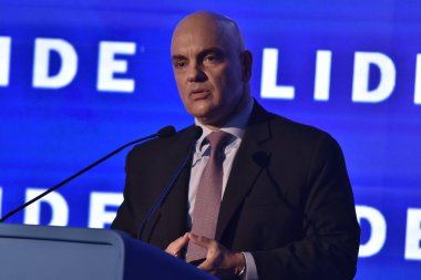 Rio de Janeiro (RJ), 08/22/2025 - Panel 4. Adalet Bakanı Alexandre de Moraes 'in 22 Cuma günü Copacabana' da düzenlenen 24. Lide İş Forumu 'na katılımı (saulo angelo / the enews2)