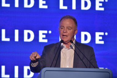 Rio de Janeiro (RJ), 22 Ağustos 2025 - Espirito Santo Valisi Renato Casagrande, Lide Forum sırasında. Panel 4 - Çevresel Ekonomi ve Sosyal Kalkınma (saulo angelo / theenews2)