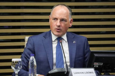 Sao Paulo (SP), Brezilya 26 Ağustos 2025 - Landon Loomis, Latin Amerika ve Karayipler Başkanı ve Boeing 'deki Küresel Politika Başkan Yardımcısı (marcelo estevao / thenews2)