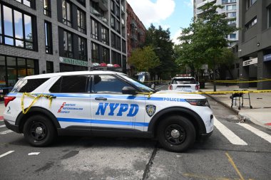 Manhattan, New York 'ta 23. Karakol sınırları içinde Madison Bulvarı ve 110. Cadde' de yürüyen yaşlı bir kadın vurularak öldürüldü. 27 Ağustos 2025, Manhattan, New York, ABD (Kyle Mazza / the Newws2)