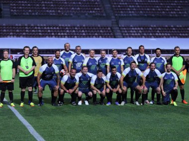 Sao Paulo (SP), Brezilya 08 / 26 / 2025 - Sao Paulo Valisi Tarcisio de Freitas, Sao Paulo Belediye Başkanı Ricardo Nunes ve diğer belediye başkanlarıyla oynadığı futbol maçına katıldı (leandro chemalle / thenews2)