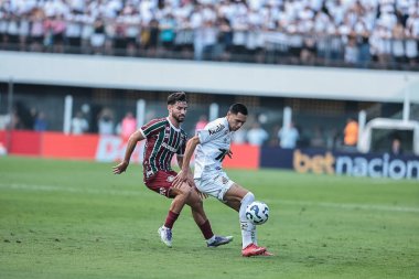 Santos (SP), 08 / 31 / 2025 - Brezilya / Santos vs Fluminense - Brezilya Şampiyonası Serisi A 'nın 22. turu için Santos ve Fluminense arasındaki maçın özetleri, Urbano Caldeira Stadyumu' nda (Vila Belmiro). (pedro paulo diaz\ yeni2)