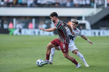 Santos (SP), 08 / 31 / 2025 - Brezilyalı / Santos Fluminense Martineli 'ye karşı Fluminense maçında Brezilya Şampiyonası Serisi A' nın 22. turu için Santos ve Fluminense arasında oynanan maçta, Urbano Caldeira Stadyumu 'nda. (pedro paulo diaz\ yeni2)