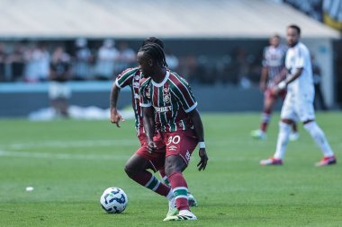 Santos (SP), 08 / 31 / 2025 - Brezilyalı / Santos Fluminense Santi Moreno 'ya karşı Fluminense maçında Santos ve Fluminense arasında oynanan Brezilya Şampiyonluk Serisi A' nın 22. (pedro paulo diaz\ yeni2)