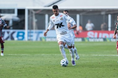 Santos (SP), 08 / 31 / 2025 - Brezilya / Santos vs Fluminense - Brezilya Şampiyonası Serisi A 'nın 22. turu için Santos-SP' deki Urbano Caldeira Stadyumu 'nda Santos-SP' de oynanan karşılaşma. (pedro paulo diaz\ yeni2)