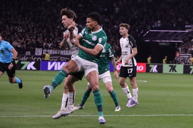 Sao Paulo (SP), 08 / 31 / 2025 - Brezilya / Corinthians vs Palmeiras - Murilo, Corinthians ve Palmeiras arasında oynanan maçta Brezilya Şampiyonası 'nın 22. raundunda mücadele etti. (Marcelo estevao.) (Yeni 2.)