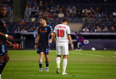 30 Ağustos 2025, New York, ABD: g. Pirani (# 10) New York 'taki Yankee Stadyumu' nda Niyi fote / thews2)