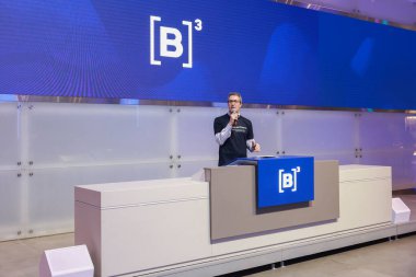 Sao Paulo (SP), Brezilya 1 Eylül 2025 Gilson Finkelsztain, B3 - Bolsa de Valores 'in CEO' su ve Rogerio Ceron, Brezilyalı aktris Renata Sorrah (leco viana / thenews2)