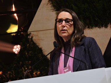 Sao Paulo (SP), 25 Eylül 2025 - Milli Yüksek Öğrenim Forumu 'nun 27. FNESP - Milli Yüksek Öğrenim Forumu' nun açılışına katılan Milli Eğitim Bakanı Marta Abramo. (Leandro Chemalle\ Yeni 2))