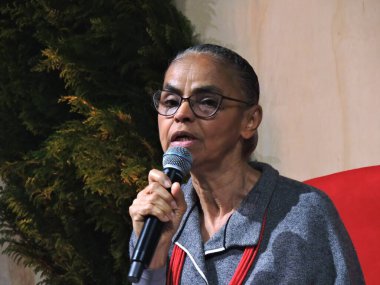 Sao Paulo (SP), Brezilya 26 Eylül 2025 - Çevre ve İklim Değişikliği Bakanı Marina Silva, Sao Paulo Anhembi ilçesinde Semesp tarafından düzenlenen 27. Ulusal Yüksek Öğrenim Forumuna katıldı (leandro chemalle / thenews2)