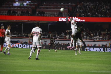 Sao Paulo (SP), 09 / 25 / 2025 Sport / Football / Libertadores / Sao Paulo / Sao Paulo vs LDU - ECU maçında LDU (BRA) ile LDU (ECU) arasında Morumbis 'teki Copa Libertadores çeyrek finalinin ikinci ayağı için geçerlidir. (leco viana\ yeni2))