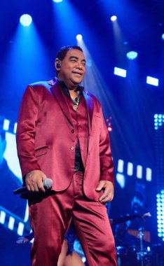 Sao Paulo (sp), 09 / 26 / 2025 show / raca / negra / sp - singer Luis Carlos, the group raca negra 'nın bir gösterisinde, turneden beni de alın, Sao Paulo' da, 26 Eylül 2025 gecesi. (Milene Cardoso / the newws2)