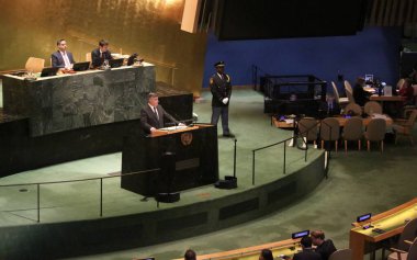 UNGA 80 Genel Kurul Müzakeresi. 24 Eylül 2025, New York, ABD: Hırvatistan Cumhurbaşkanı. (niyi fote\ theenews2)