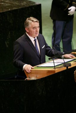 UNGA 80 Genel Kurul Müzakeresi. 25 Eylül 2025, New York, ABD: Bosna-Hersek. (niyi fote\ theenews2)