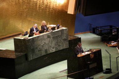 UNGA 80 Genel Kurul Müzakeresi. 25 Eylül 2025, New York, ABD: Ekvator Ginesi. (niyi fote\ theenews2)     