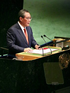 26 Eylül 2025, New York, ABD: Ekselansları Li Qiang Genel Kurul 'un 80. oturumunda (niyi fote / theenews2)