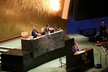 26 Eylül 2025, New York, ABD: Ekselansları Li Qiang Genel Kurul 'un 80. oturumunda (niyi fote / theenews2)