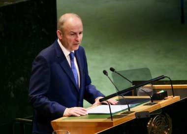 26 Eylül 2025, New York, ABD: Lüksemburg Büyük Dükalığı Başbakanı Luc Frieden BM genel merkezinde gerçekleşen UNGA 80 Genel Kurul Toplantısına (niyi fote / theenews2)