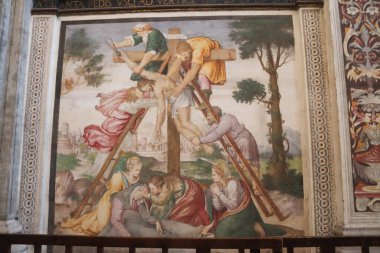 Milan (İtalya), 10 / 01 / 2025 - Chiesa di San Maurizio al Maggiore / Religion - San Maurizio al Monastero Maggiore Kilisesi Milan 'ın Sistine Şapeli olarak kabul edilir. (Edson de souza 2nci bölüm))        