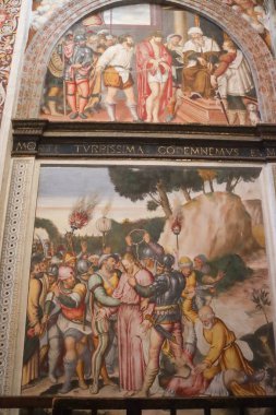 Milan (İtalya), 10 / 01 / 2025 - Chiesa di San Maurizio al Maggiore / Religion - San Maurizio al Monastero Maggiore Kilisesi Milan 'ın Sistine Şapeli olarak kabul edilir. (Edson de souza 2nci bölüm))        