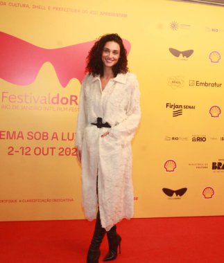 Rio de Janeiro (rj), 10 / 02 / 2025 - Aktris debora Nascimento, bu perşembe, Ekim 2025 'te Cine Odeon' da düzenlenen Rio de Janeiro film festivalinin prömiyeri sırasında. (Onofre Veras / Yeni2) 