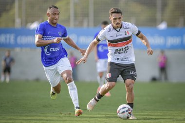 Itajai (sc), 10 / 04 / 2025 - Brezilya şampiyonluk serisi d 2025 'in ikinci ayağı için geçerli olan Barra fc ve Santa Cruz arasındaki maçta çekildi. (Richard ferrari.) (2nci bölüm)) 