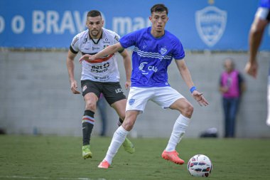 Itajai (sc), 10 / 04 / 2025 - Brezilya şampiyonluk serisi d 2025 'in ikinci ayağı için geçerli olan Barra fc ve Santa Cruz arasındaki maçta çekildi. (Richard ferrari.) (2nci bölüm)) 