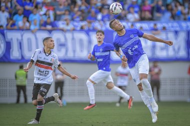 Itajai (sc), 10 / 04 / 2025 - Brezilya şampiyonluk serisi d 2025 'in ikinci ayağı için geçerli olan Barra fc ve Santa Cruz arasındaki maçta çekildi. (Richard ferrari.) (2nci bölüm)) 