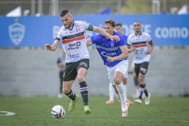 Itajai (sc), 10 / 04 / 2025 - Brezilya şampiyonluk serisi d 2025 'in ikinci ayağı için geçerli olan Barra fc ve Santa Cruz arasındaki maçta çekildi. (Richard ferrari.) (2nci bölüm)) 