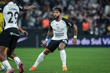 Sao Paulo (sp), 10 / 4 / 2025 - brasileirao / korinthians vs mirassol - Memphis depay in a game between corinthians and mirassol, Geçerli Brezilya futbol şampiyonasının 27. turu, Ekim 2025. (ronaldo barre to\ the new 2) 