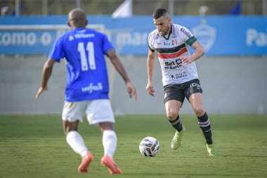 Itajai (sc), 10 / 04 / 2025 - Brezilya şampiyonluk serisi d 2025 'in ikinci ayağı için geçerli olan Barra fc ve Santa Cruz arasındaki maçta çekildi. (Richard ferrari.) (2nci bölüm)) 